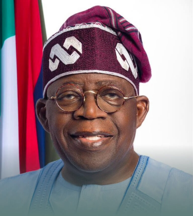 Official portrait of Bola Ahmed Tinubu, GCFR